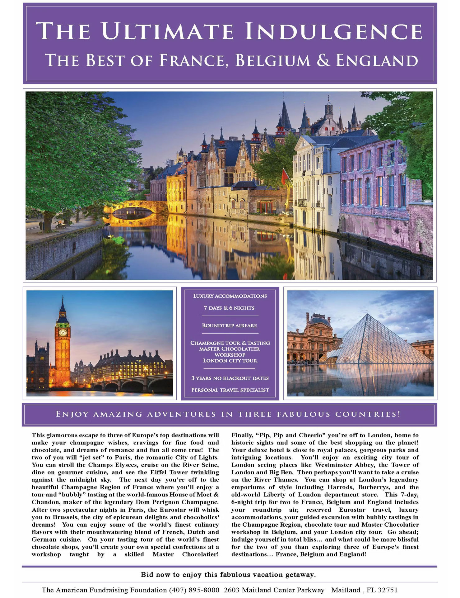 TheUltimateIndulgenceFranceBelgiumEngland